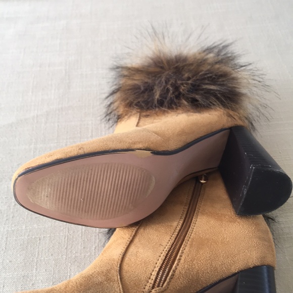 Ankle boots with faux fur size 7.5 - Picture 5 of 5